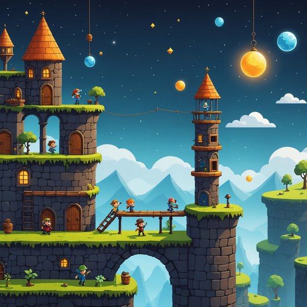 Comment un jeu de plateformes éducatif peut-il enseigner les concepts de physique classique aux enfants?